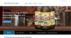 Desktop Screenshot of newenglandlabel.com